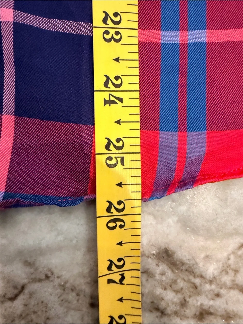 J.Crew Perfect Fit Plaid Button Down Shirt Women’s Medium Red Navy Cotton